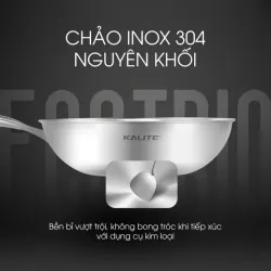 🍳🍲 Bộ Nồi Chảo Inox Liền Khối KALITE ECO Trio – Inox 304 Chuẩn An Toàn, Bắt Từ Cực Tốt 782505