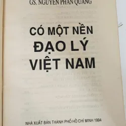 CÓ MỘT NỀN ĐẠO LÝ VIỆT NAM - Giáo sư Nguyễn Phan Quang 747583