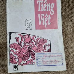 Tiếng Việt lớp 6, sách giáo khoa 9x