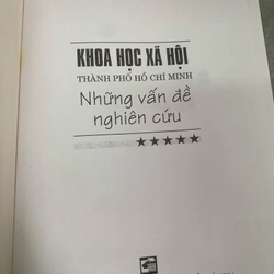 KHOA HỌC XÃ HỘI THÀNH PHỐ HỒ CHÍ MINH - NHỮNG VẤN ĐỀ NGHIÊN CỨU  274012