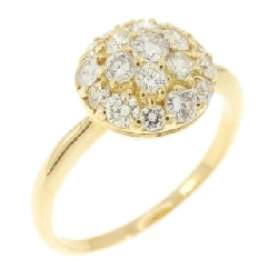 Nhẫn kim cương K18YG 1.01CT