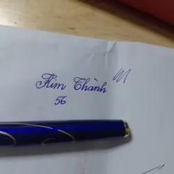 Bút mực Kim Thành 56 và hộp mực Hồng Hà - Mới 90% 993123