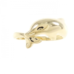 Nhẫn K18YG hình cá heo 670056