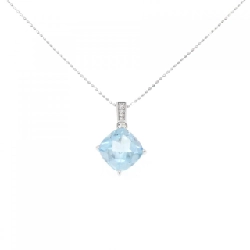 K18WG Blue Topaz Necklace - Hàng hiệu Authentic