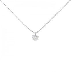 Dây chuyền kim cương Solitaire PT900/PT850 0.382CT D SI1 3EXT - Hàng hiệu Chính hãng