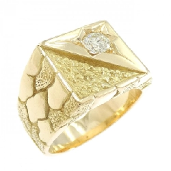 Nhẫn kim cương K18YG 0.347CT - Hàng hiệu Authentic