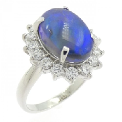 Nhẫn opal đen PT900 2.94CT