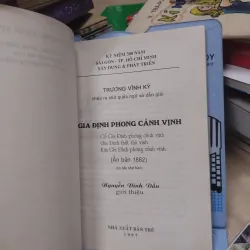 Sách: Gia Định phong cảnh vịnh (A3) - Tác giả: Trương Vĩnh Ký - Nguyễn Đình Đầu 689949