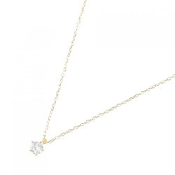 K18YG Solitaire Dây chuyền kim cương 0.08CT - Hàng hiệu Chính hãng 860122