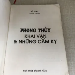 Phong thuỷ khai vận và những cấm kỵ-Kỳ Anh biên soạn 962951