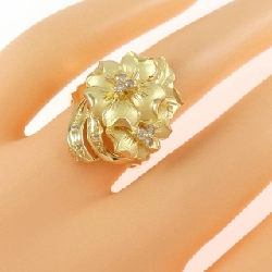 Nhẫn kim cương hoa K18YG 0.19CT 670159