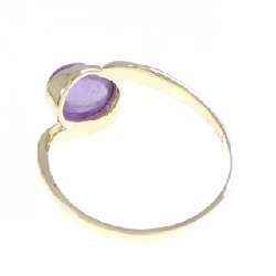 Nhẫn Amethyst K18YG 669035