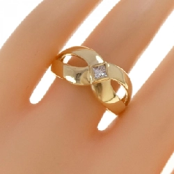 Nhẫn kim cương K18YG 0.17CT - Hàng hiệu Authentic 848989