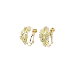 K18YG Bông tai kim cương - Hàng hiệu Chính hãng 878261