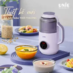 Máy làm sữa hạt UNIE UMB09, dung tích 800ml, nắp chụp chống ồn, 6 chức năng xay nấu 958032