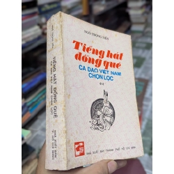 TIẾNG HÁT ĐỒNG QUÊ KINH THI VIỆT NAM - NGÔ TRỌNG HIỂN 167026
