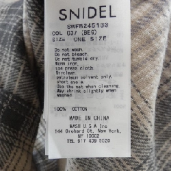 【Mã giảm giá】Áo sơ mi Snidel 636820