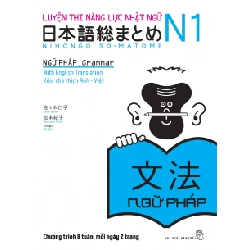 Luyện thi năng lực Nhật ngữ N1 - Ngữ pháp - Sasaki Hitoko - Matsumoto Noriko 2019 New 100% HCM.PO