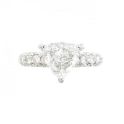 Nhẫn kim cương PT900 1.113CT E SI1 cắt hình đặc biệt - Hàng hiệu Authentic 873707