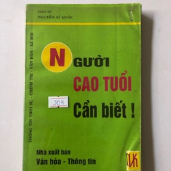 NGƯỜI CAO TUỔI CẦN BIẾT  - 192 trang, nxb: 1996 323266