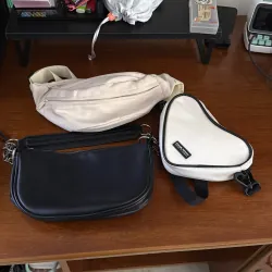 Bộ 3 túi xách / đeo chéo unisex