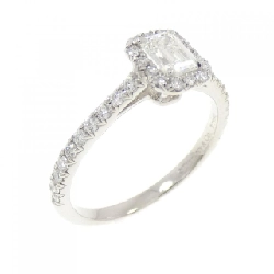 Nhẫn Tiffany Soleste cắt Emerald 0.31CT H VVS1 - Hàng hiệu Authentic