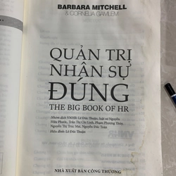 QUẢN TRỊ NHÂN SỰ ĐÚNG - BARBARA MITCHELL & CORNELIA GAMLEM 547975