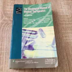 The Washington Manual of Medical Therapeutics (32nd Edition)