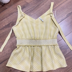 ÁO KIỂU KẺ CARO UPTOSECONDS SIZE S