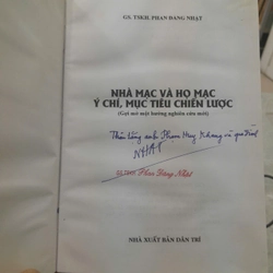 NHÀ MẠC VÀ HỌ MẠC Ý CHÍ VÀ MỤC TIÊU CHIẾN LƯỢC - PHAN ĐĂNG NHẬT 501950