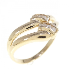 Nhẫn kim cương K18YG 0.12CT