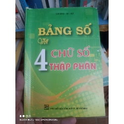 (Sách cũ SCGR) Bảng số với 4 chữ số thập phân VAVO-K2SD2-14 - Blogmeo090426