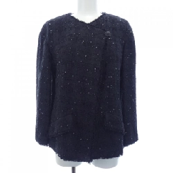 【Khuyến mãi】Áo khoác không cổ CHANEL