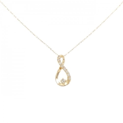 Dây chuyền kim cương K18YG 0.10CT - Hàng hiệu Chính hãng