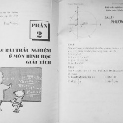 Luyện Thi Trắc Nghiệm Môn Toán - 800 Câu Trắc Nghiệm Toán xưa 8141