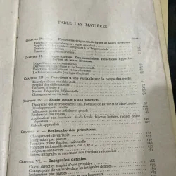 SÁCH TOÁN TIẾNG PHÁP EXERCICES D'ANALYSE 1-2, SÁCH KHỔ LỚN 556899