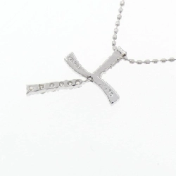 K18WG Dây chuyền kim cương chéo 0.13CT - Hàng hiệu Chính hãng 857457