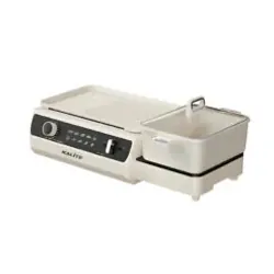 Nồi lẩu nướng 2in1 KALITE KLG555, công suất 2200W, chống dính ceramic