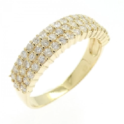 Nhẫn kim cương Pavé K18YG 0.51CT