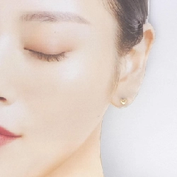 K18YG Bông tai hình trái tim - Hàng hiệu Chính hãng 869382