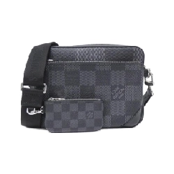 Túi đeo chéo Louis Vuitton Damier Graphite 3D Trio Messenger N50017 - Hàng hiệu Chính hãng
