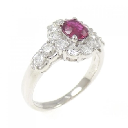 Nhẫn Ruby PT900 0.56CT
