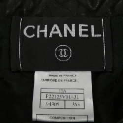 CHANEL P22125V01431 03A Áo khoác da - Hàng hiệu Authentic 822180