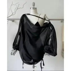 Đầm black layered artistry 975536