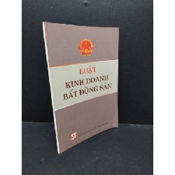 Luật kinh doanh bất động sản mới 80% bẩn bìa, ố 2007 HCM1710 Phạm Việt GIÁO TRÌNH, CHUYÊN MÔN Rebooks.vn