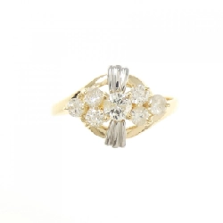 Nhẫn kim cương K18YG/PT900 0.52CT - Hàng hiệu Authentic 854846