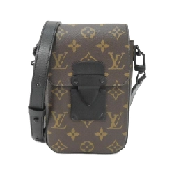 Túi đeo vai Louis Vuitton Monogram Macassar S-Lock Vertical Wearable Wallet M81522 - Hàng hiệu Chính hãng