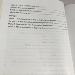 THỰC TẬP SINH LÝ HỌC SINH LÝ BỆNH HỌC - MIỄN DỊCH HỌC  601422