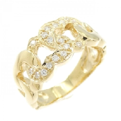 Nhẫn kim cương hình trái tim K18YG 0.16CT