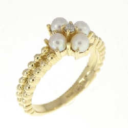 Nhẫn ngọc trai Akoya K18YG